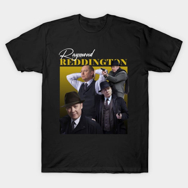 Raymond Reddington Vintage 90s Design T-Shirt by T-shirt Therapy